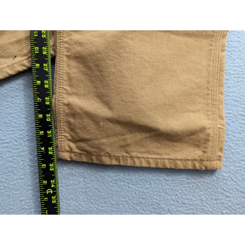 Carhartt‎ Loose Fit Washed Duck Flannel Lined Utility Work Pants 40x34 Brown NWT - Picture 8 of 13